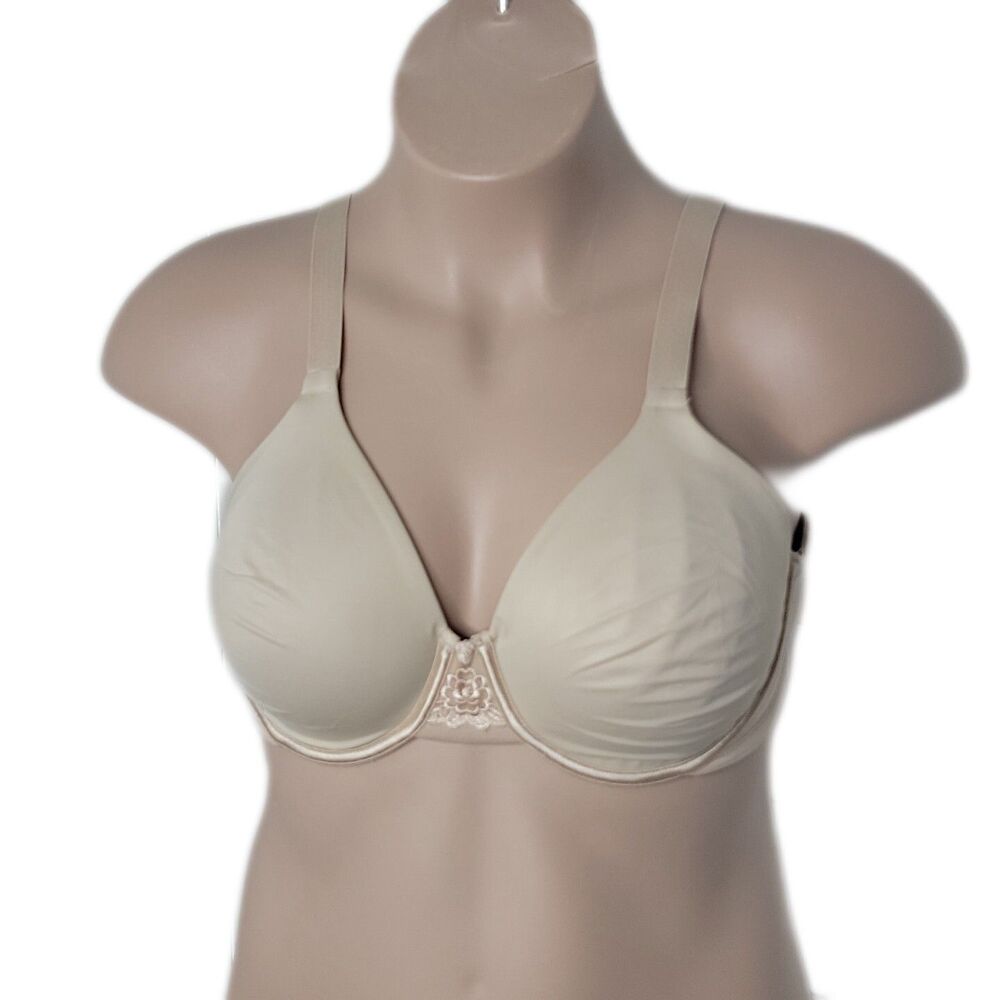 38D Vanity Fair Wired Bra ~ Beige ~ Adjustable Straps